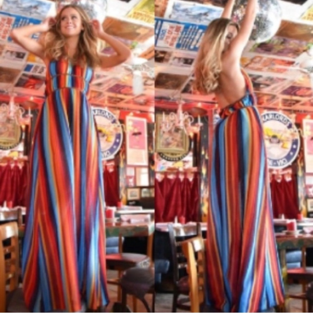 Judith March Colorful Knit Dress